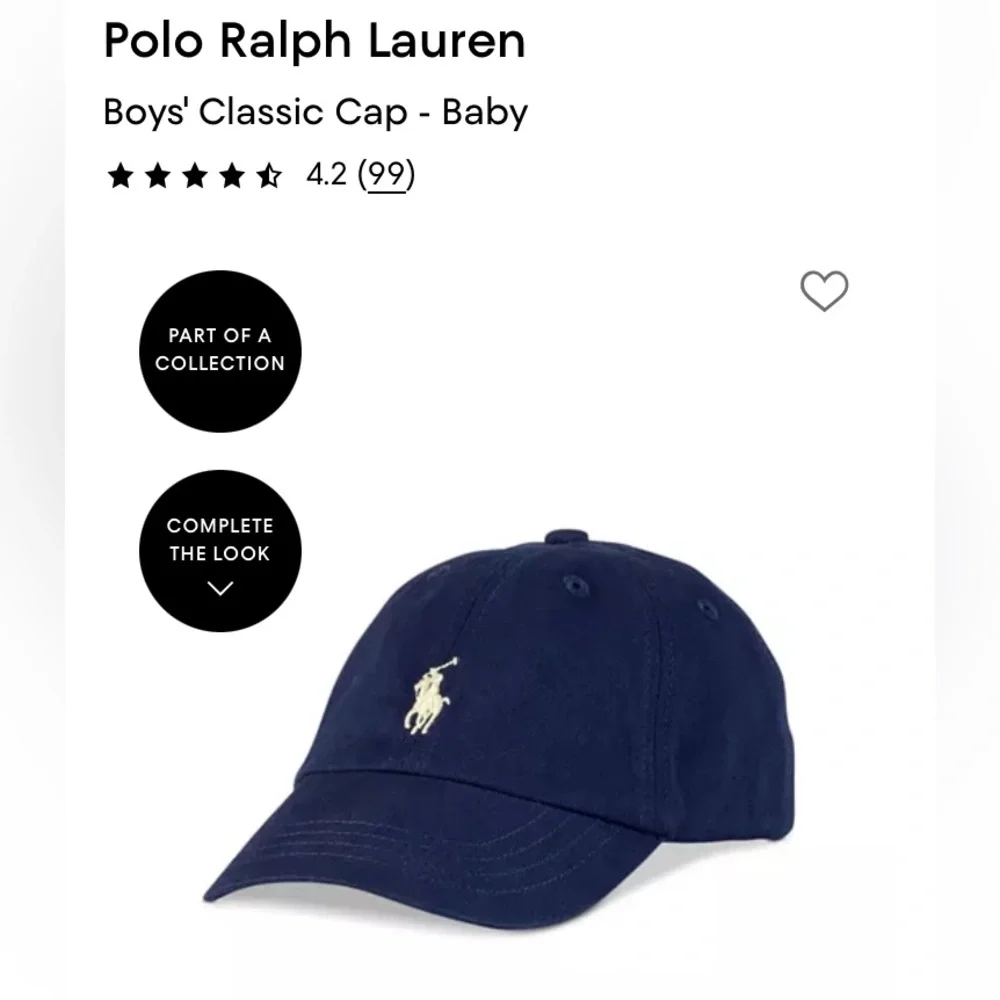 Ralph Lauren Polo Baby Ballcap